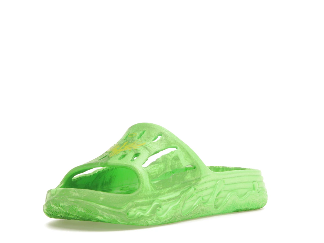 Puma LaMelo Ball MB.03 Slide Green Fluoro Yellow