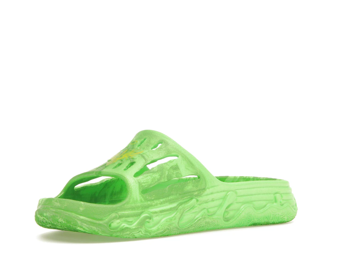 Puma LaMelo Ball MB.03 Slide Green Fluoro Yellow
