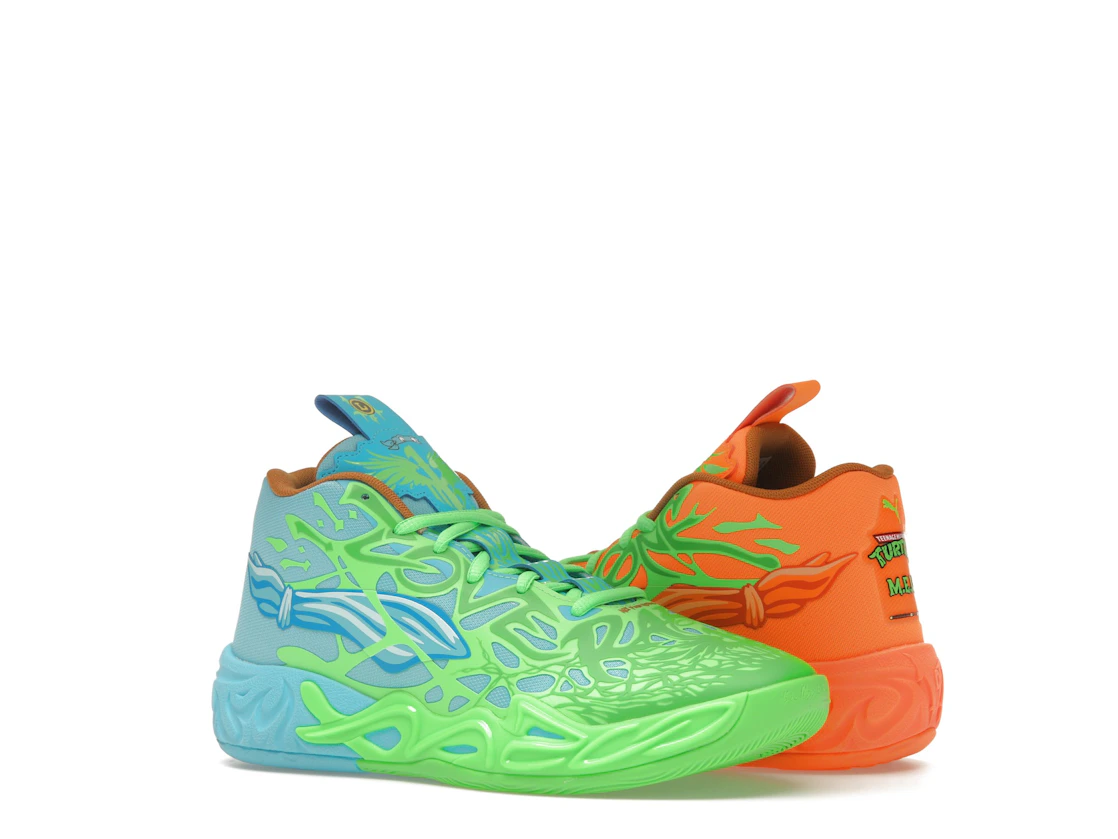 Puma LaMelo Ball MB.04 Teenage Mutant Ninja Turtles Leonardo & Michelangelo (GS)