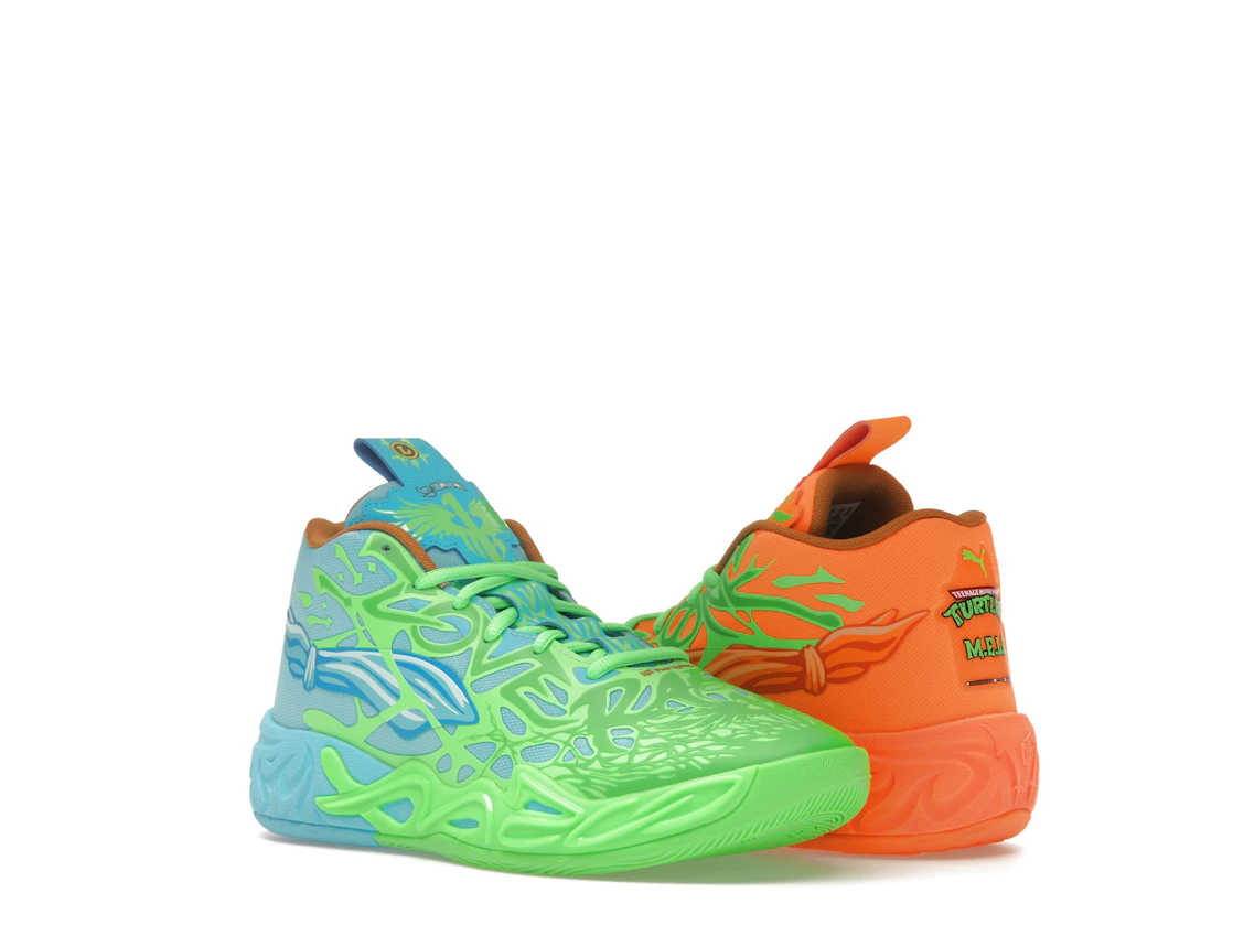 Puma LaMelo Ball MB.04 Teenage Mutant Ninja Turtles Leonardo & Michelangelo (GS)