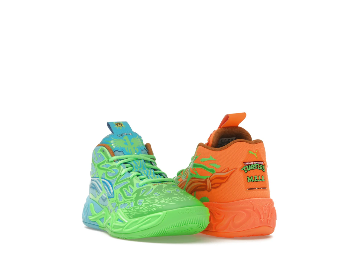 Puma LaMelo Ball MB.04 Teenage Mutant Ninja Turtles Leonardo & Michelangelo (GS)