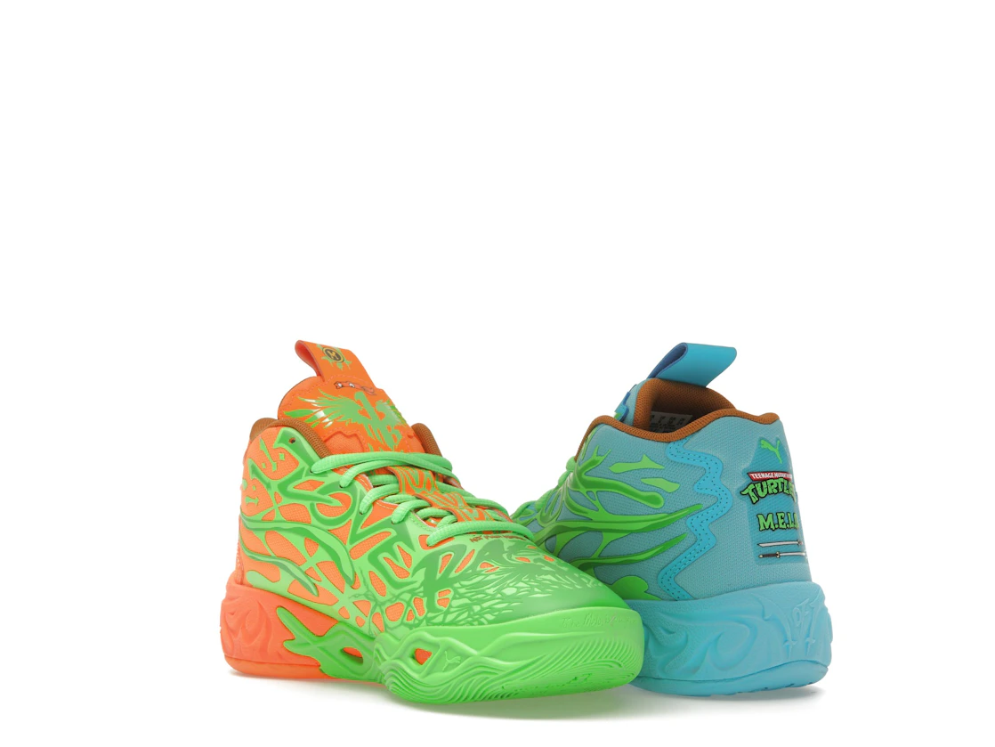 Puma LaMelo Ball MB.04 Teenage Mutant Ninja Turtles Leonardo & Michelangelo (GS)