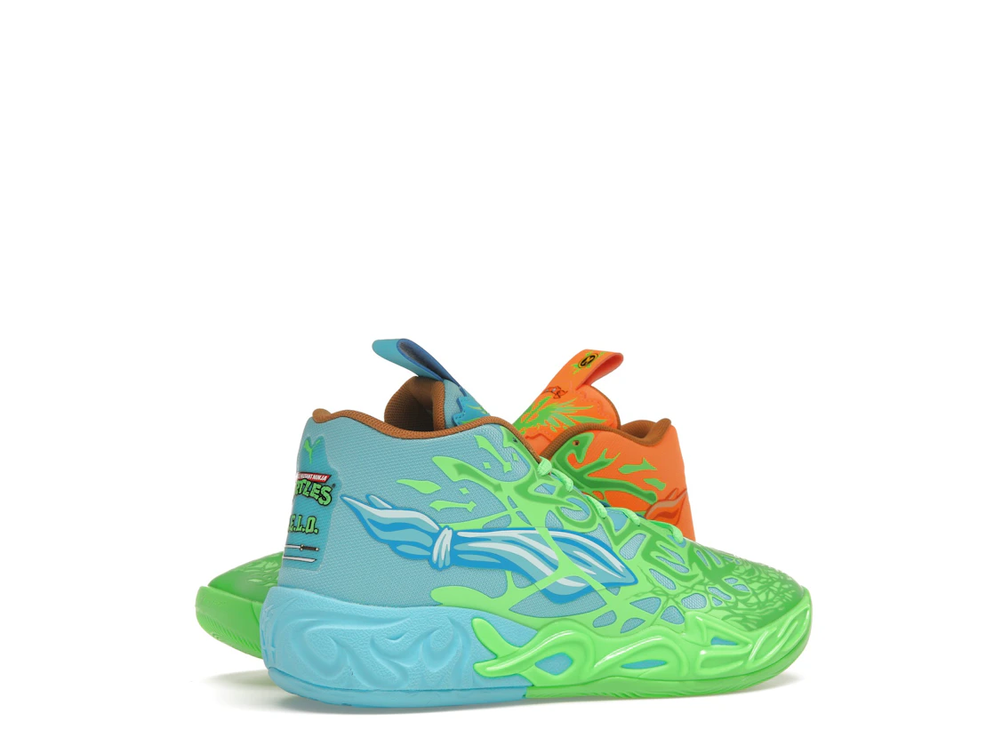 Puma LaMelo Ball MB.04 Teenage Mutant Ninja Turtles Leonardo & Michelangelo (GS)