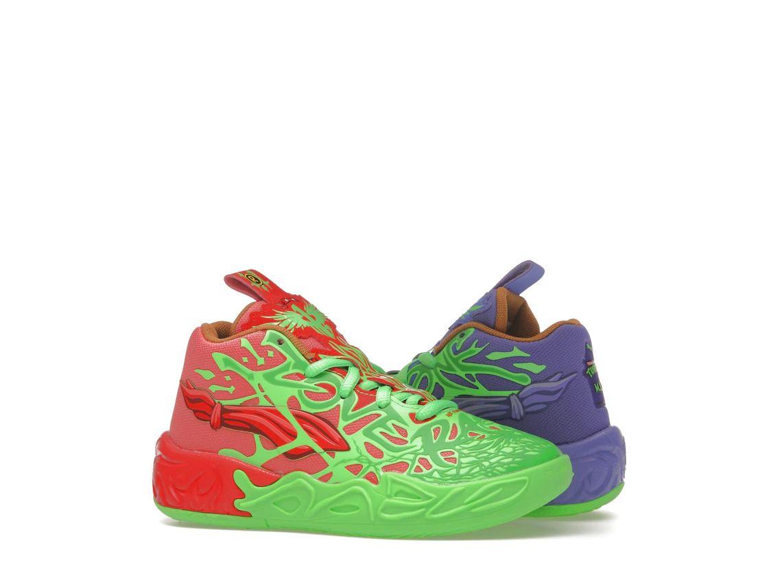 Puma LaMelo Ball MB.04 Teenage Mutant Ninja Turtles Raphael and Donatello (PS)