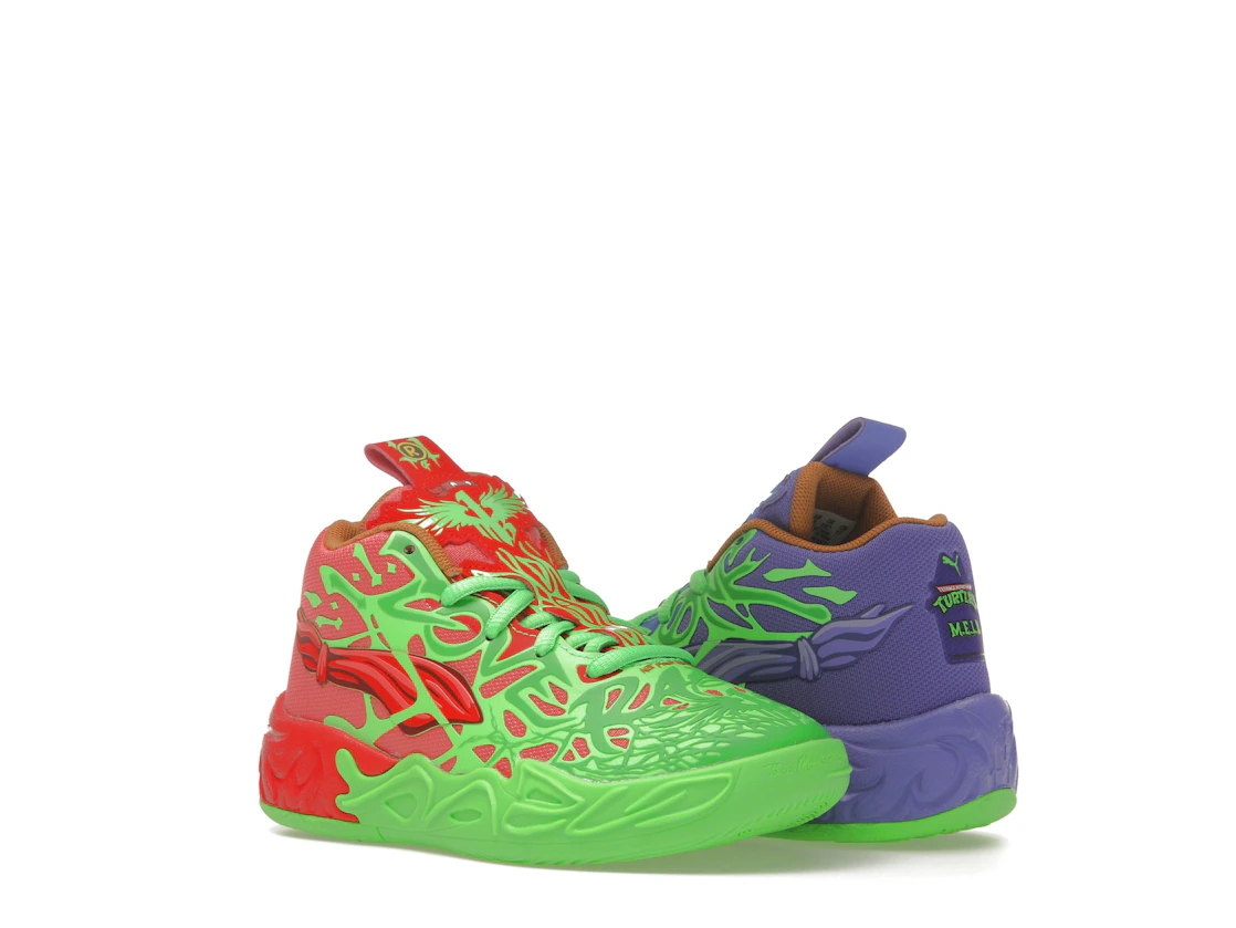 Puma LaMelo Ball MB.04 Teenage Mutant Ninja Turtles Raphael and Donatello (PS)