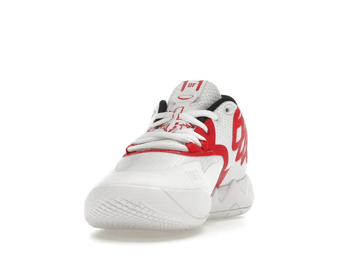 Puma LaMelo Ball MB.01 Lo Team Color White High Risk Red (GS)
