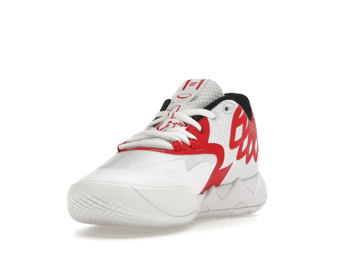 Puma LaMelo Ball MB.01 Lo Team Color White High Risk Red (GS)