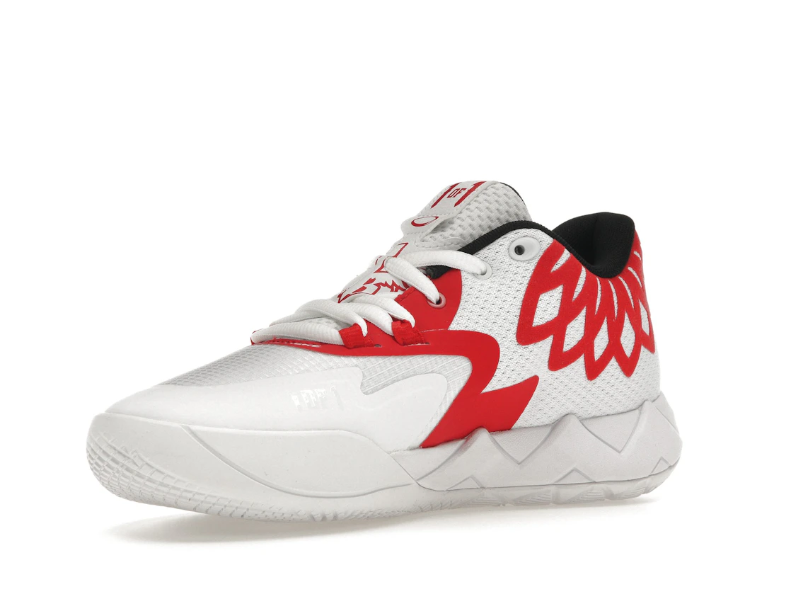 Puma LaMelo Ball MB.01 Lo Team Color White High Risk Red (GS)