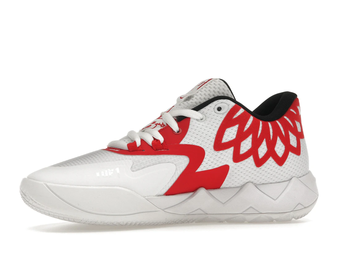 Puma LaMelo Ball MB.01 Lo Team Color White High Risk Red (GS)