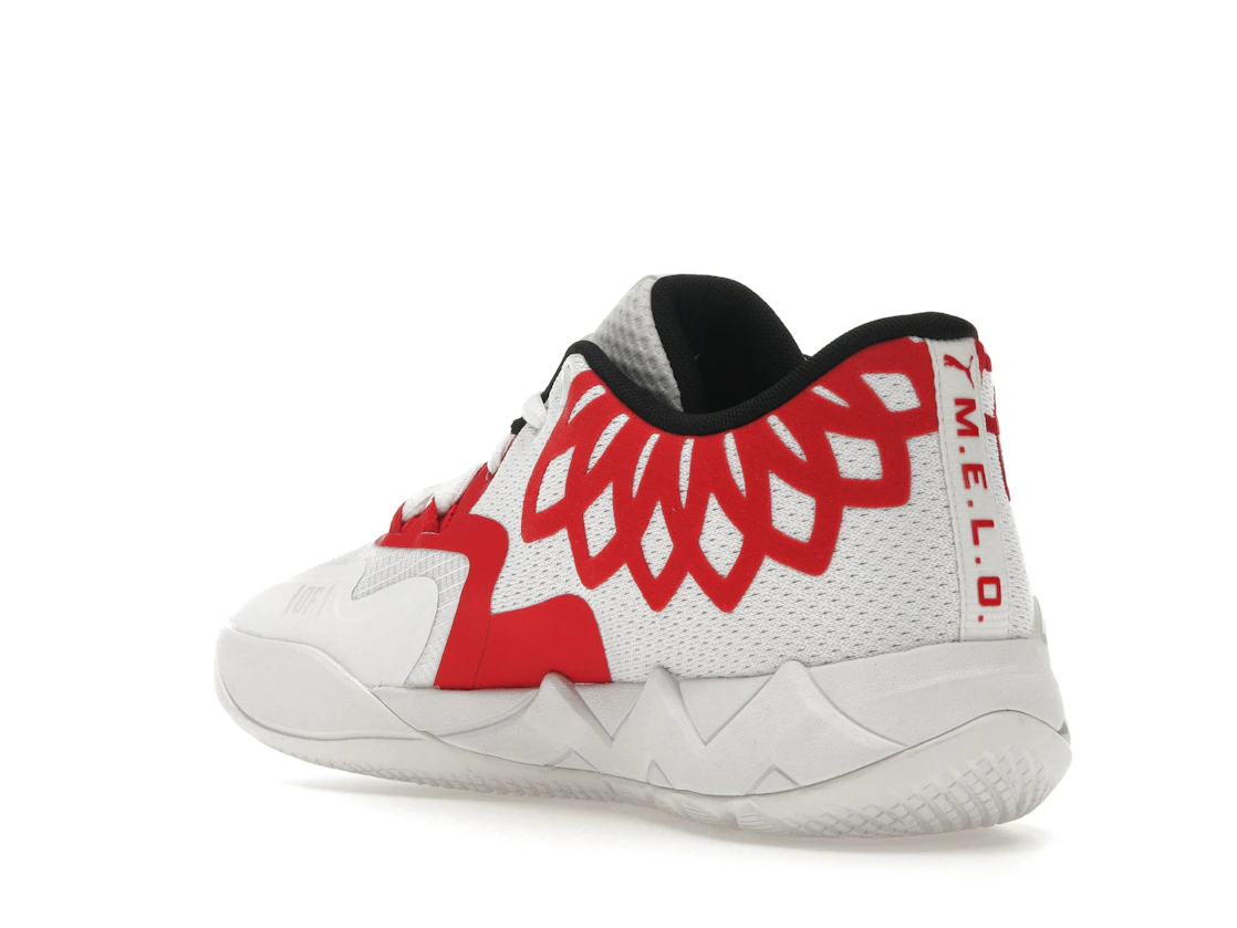 Puma LaMelo Ball MB.01 Lo Team Color White High Risk Red (GS)