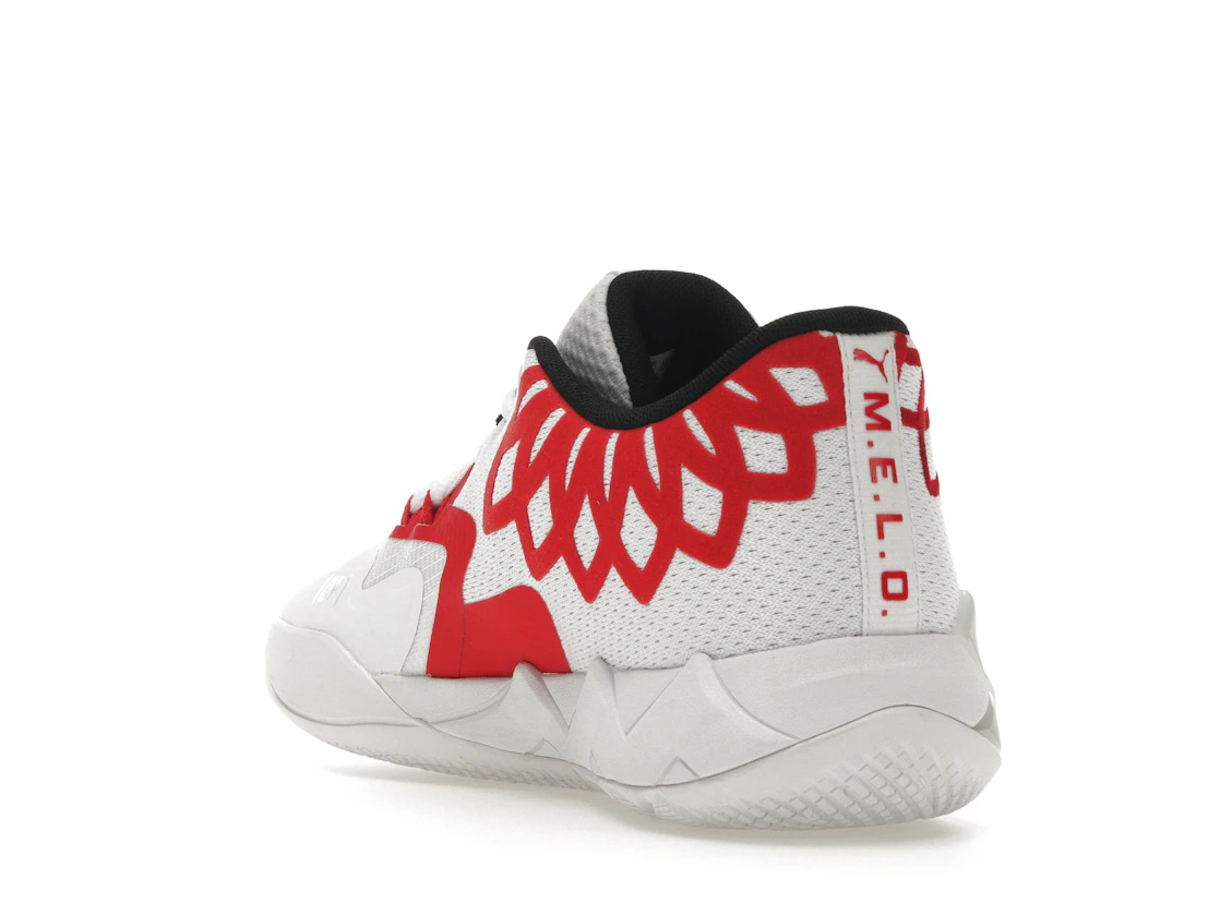 Puma LaMelo Ball MB.01 Lo Team Color White High Risk Red (GS)