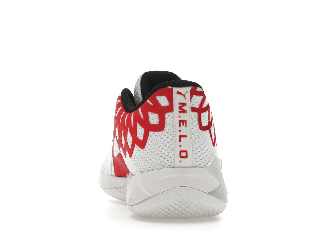 Puma LaMelo Ball MB.01 Lo Team Color White High Risk Red (GS)