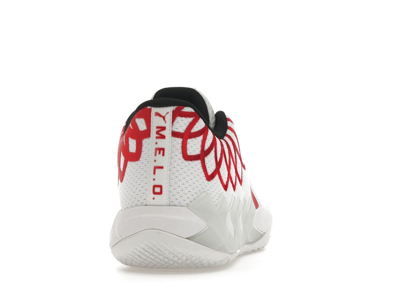 Puma LaMelo Ball MB.01 Lo Team Color White High Risk Red (GS)