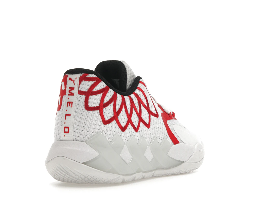 Puma LaMelo Ball MB.01 Lo Team Color White High Risk Red (GS)