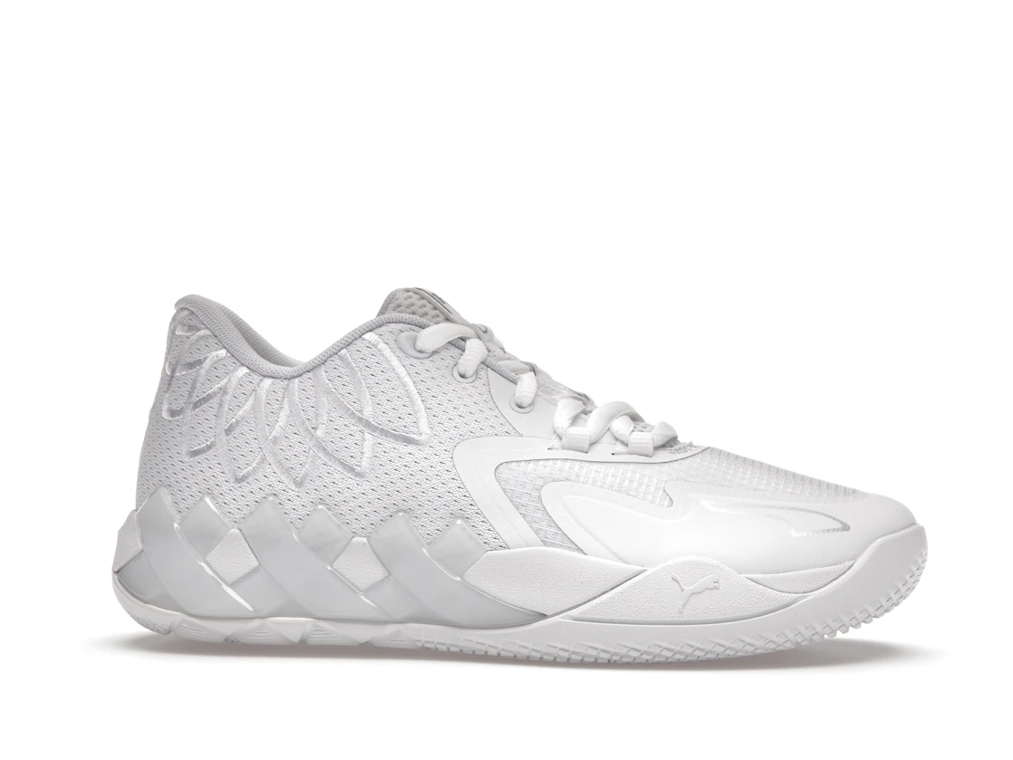 Puma LaMelo Ball MB.01 White Silver (GS)
