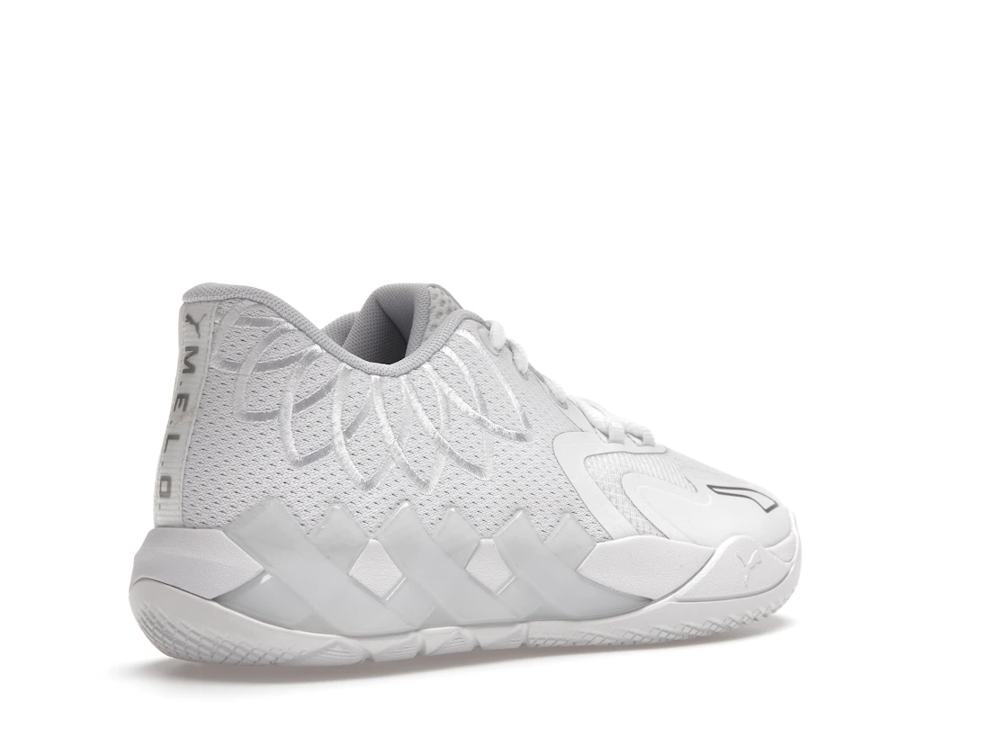 Puma LaMelo Ball MB.01 White Silver (GS)