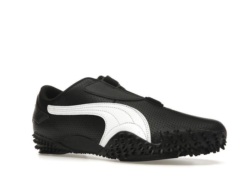 Puma Mostro Perforated Leather Black White