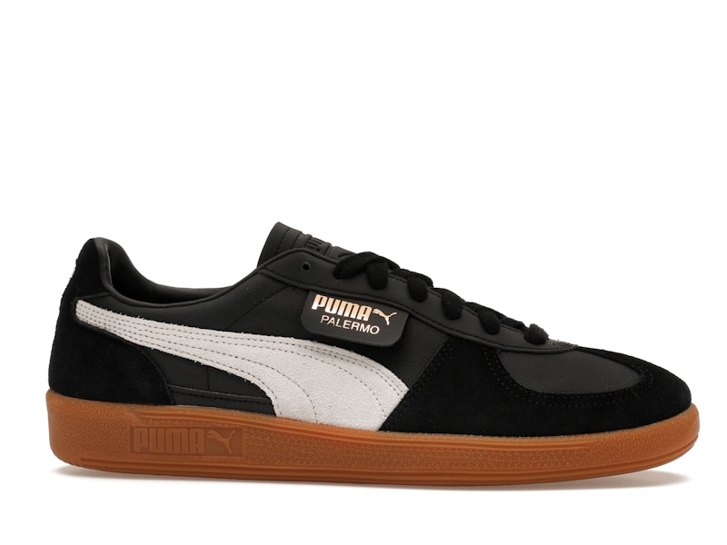 Puma Palermo Leather Black Feather Grey Gum