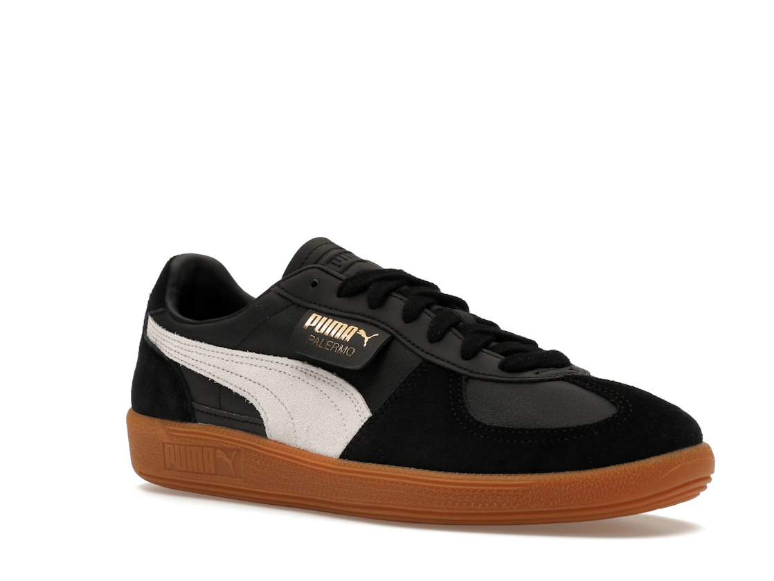 Puma Palermo Leather Black Feather Grey Gum