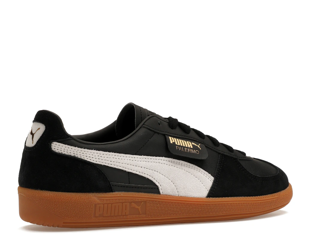 Puma Palermo Leather Black Feather Grey Gum