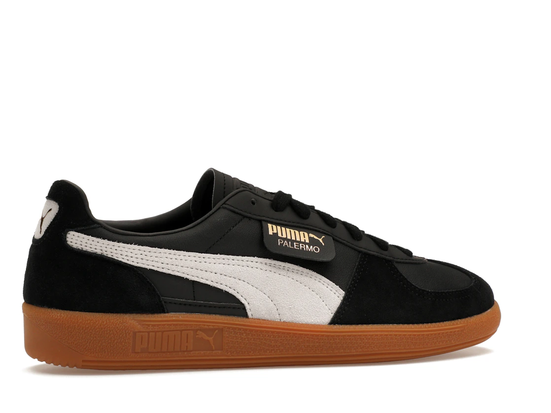 Puma Palermo Leather Black Feather Grey Gum