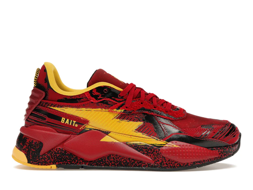 Puma Mens RS-X The Flash - Running Shoes Red/Yellow Size 09.0
