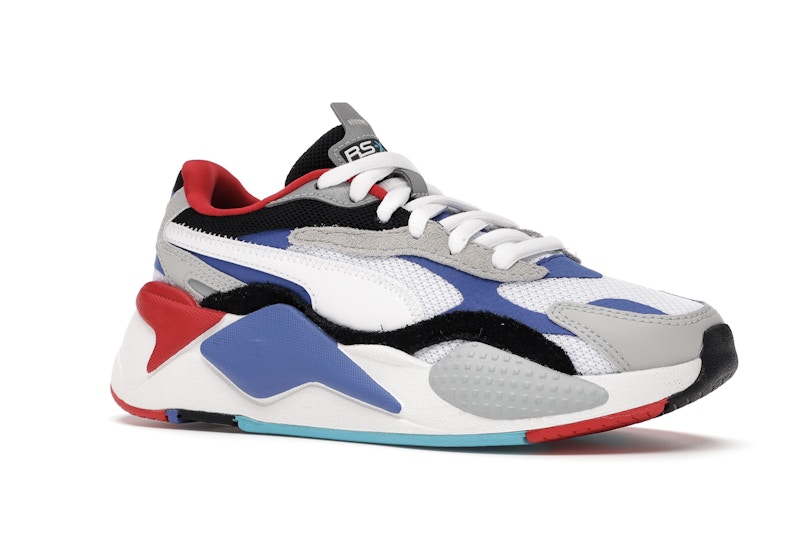 Puma RS-X 3 Puzzle White Blue Red (GS)
