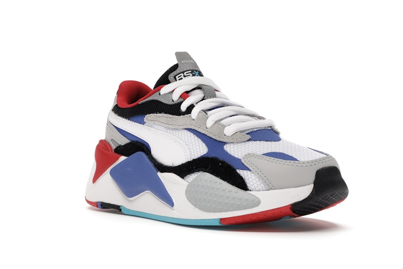Puma RS-X 3 Puzzle White Blue Red (GS)
