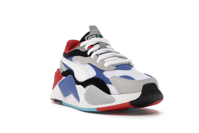 Puma RS-X 3 Puzzle White Blue Red (GS)
