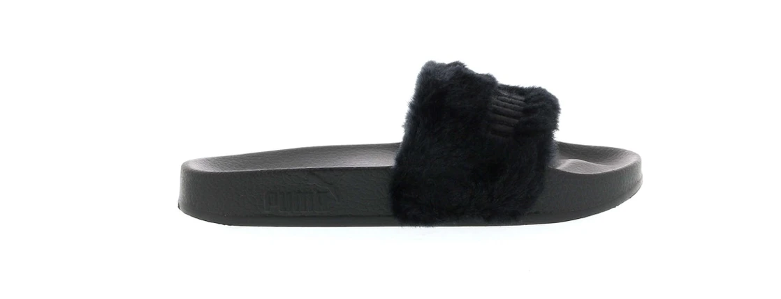 Puma Fur Slide Fur Slide Black (Women's)