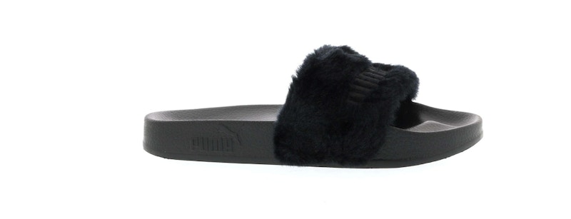 Puma Fur Slide Fur Slide Black (Women's)