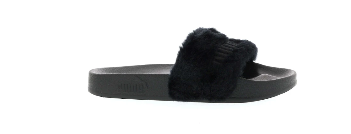 Puma Fur Slide Fur Slide Black (Women's)