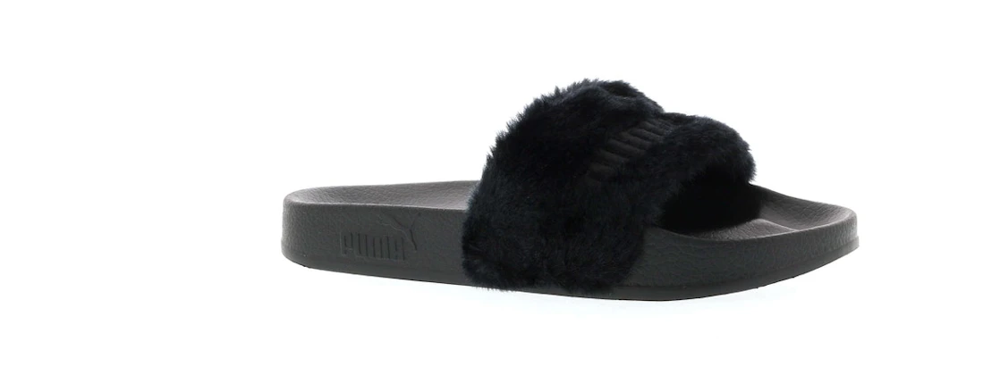 Puma Fur Slide Fur Slide Black (Women's)