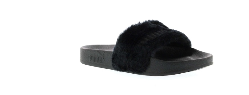 Puma Fur Slide Fur Slide Black (Women's)