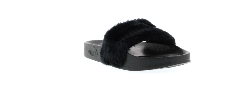 Puma Fur Slide Fur Slide Black (Women's)
