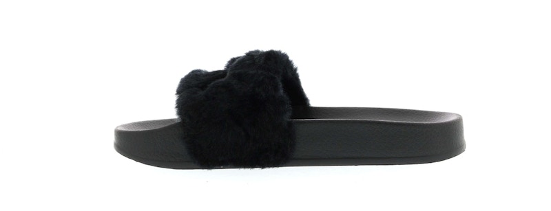 Puma Fur Slide Fur Slide Black (Women's)