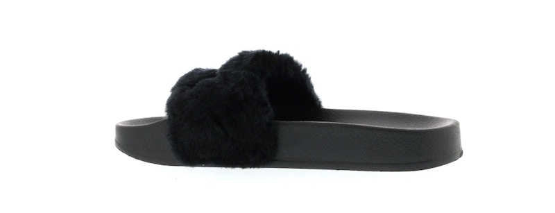 Puma Fur Slide Fur Slide Black (Women's)