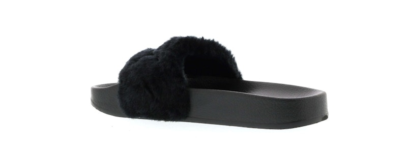 Puma Fur Slide Fur Slide Black (Women's)
