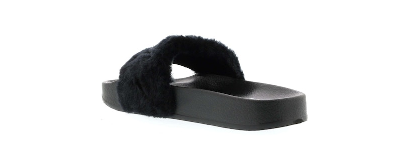 Puma Fur Slide Fur Slide Black (Women's)