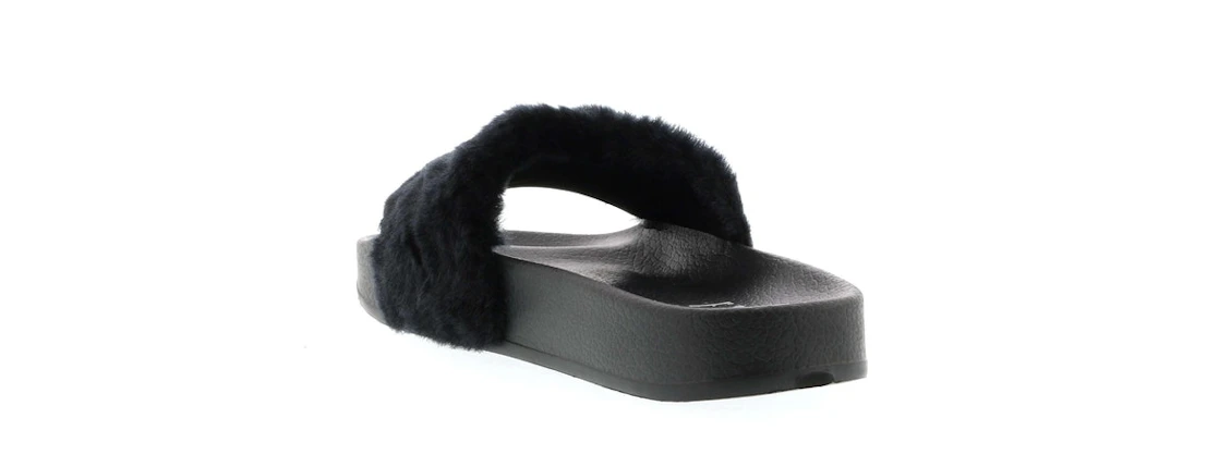 Puma Fur Slide Fur Slide Black (Women's)