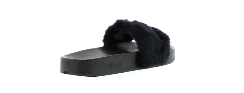 Puma Fur Slide Fur Slide Black (Women's)