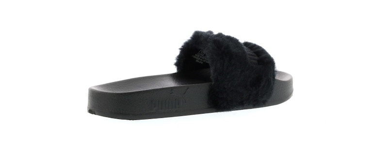 Puma Fur Slide Fur Slide Black (Women's)