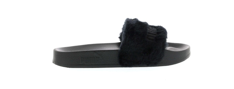 Puma Fur Slide Fur Slide Black (Women's)