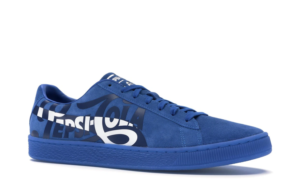 Puma Suede Pepsi Blue
