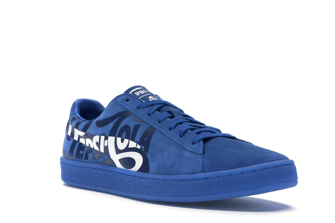 Puma Suede Pepsi Blue