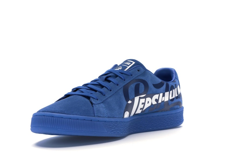 Puma Suede Pepsi Blue