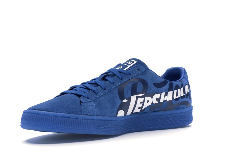 Puma Suede Pepsi Blue