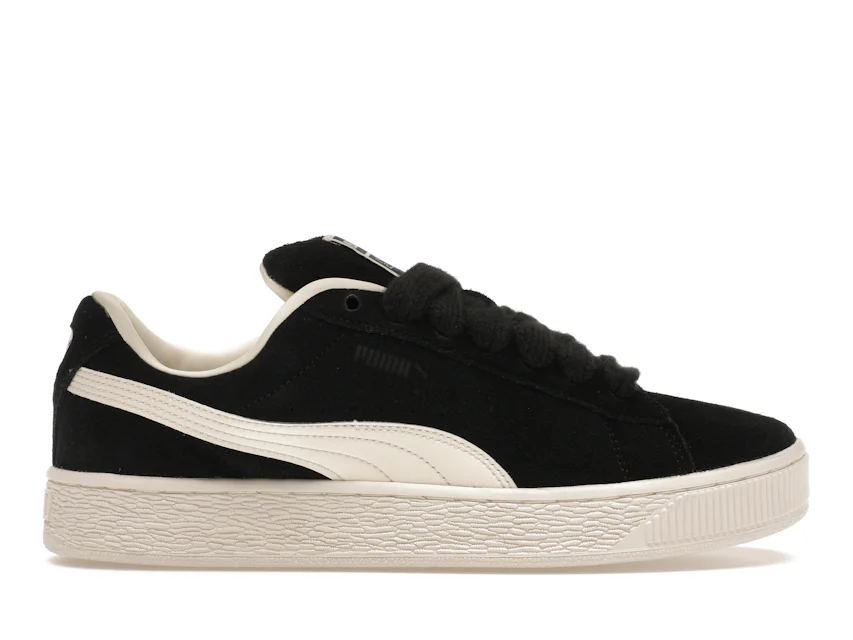 Puma Suede XL Pleasures Black Frosted Ivory Men's - 396057-01 - GB