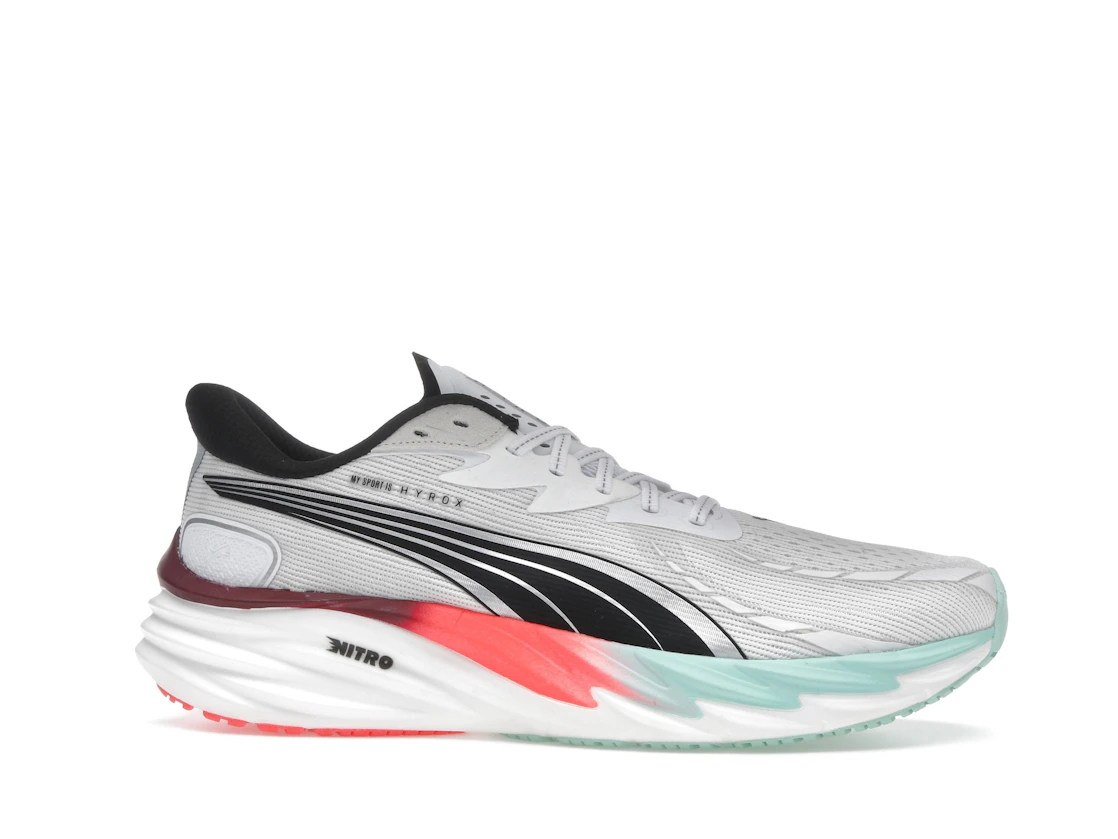 Puma Velocity Nitro 4 Hyrox White Mint Melt Glowing Red (Women's)