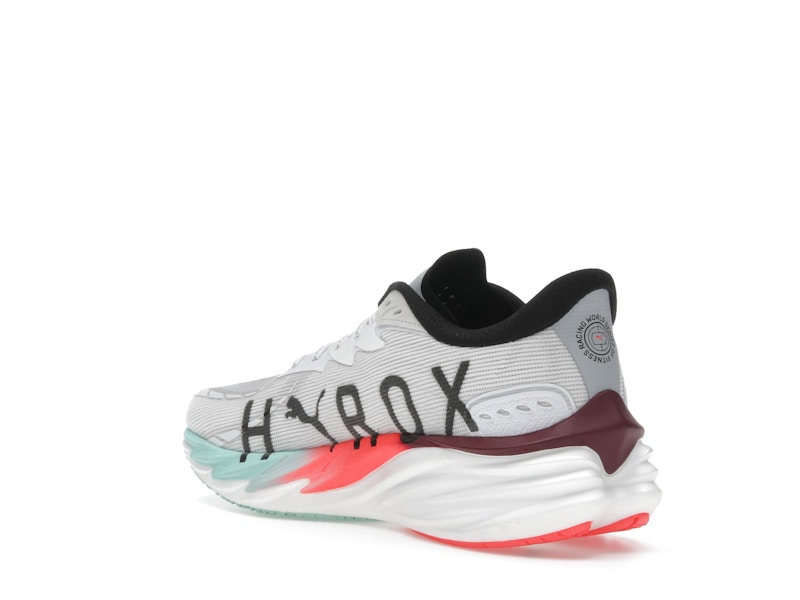 Puma Velocity Nitro 4 Hyrox White Mint Melt Glowing Red (Women's)